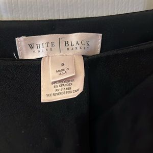 White House Black Market size 6 black slacks